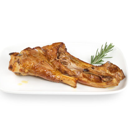 Cordero lechal asado